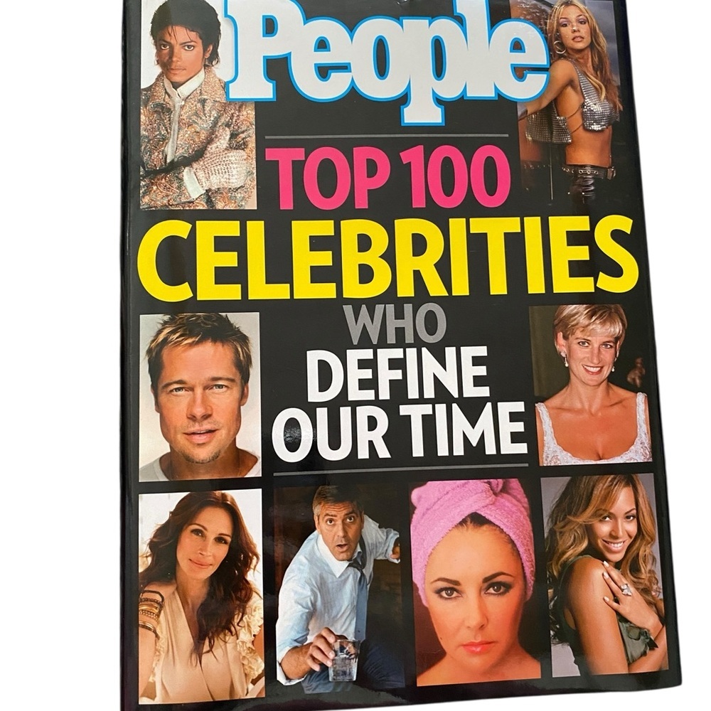 2011 People Top 100 Celebrities Who Define Our Time Hard Cover coffee table Book